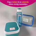 Címke, műanyag, iskolai, 31x15 mm, kézzel írható, AVERY ZWECKFORM, színes, 48 címke/csomag