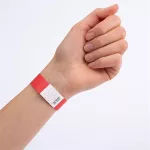 Karszalag, szakadásbiztos, 265x19 mm, AVERY ZWECKFORM "Tyvek", piros