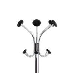 Ruhafogas, fém váz, műanyag gombokkal, ALBA "Chromy", króm