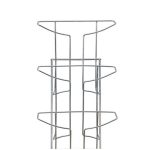 Katalógustartó, fali, A4, 7 rekeszes, ALBA, ezüst