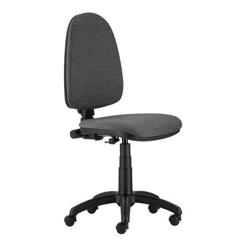 Irodai forgószék, szövetborítás, fekete lábkereszt, "Megane", fekete-szürke