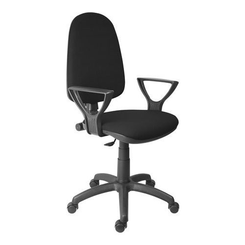 Irodai forgószék, szövetborítás, LX karfás, "Megane", fekete