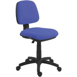   Irodai forgószék, szövetborítás, fekete lábkereszt, "Bora", kék