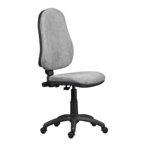 Irodai forgószék, szövetborítás, fekete lábkereszt, "Xenia ASYN ", világosszürke