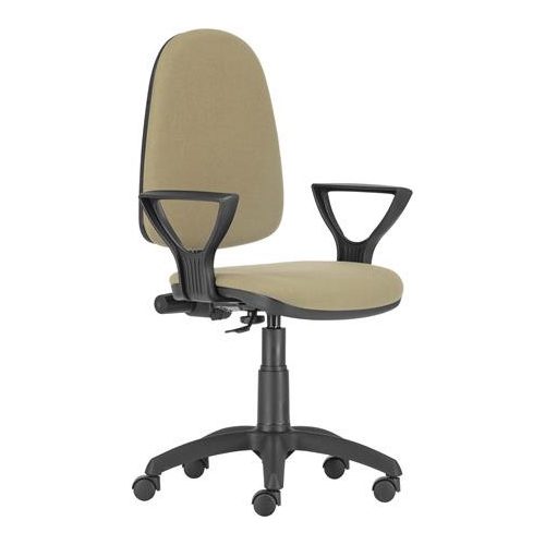 Irodai forgószék, szövetborítás, LX karfás, "Megane", drapp