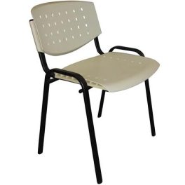   Tárgyalószék lyukacsos műanyag, "Taurus" csontszín