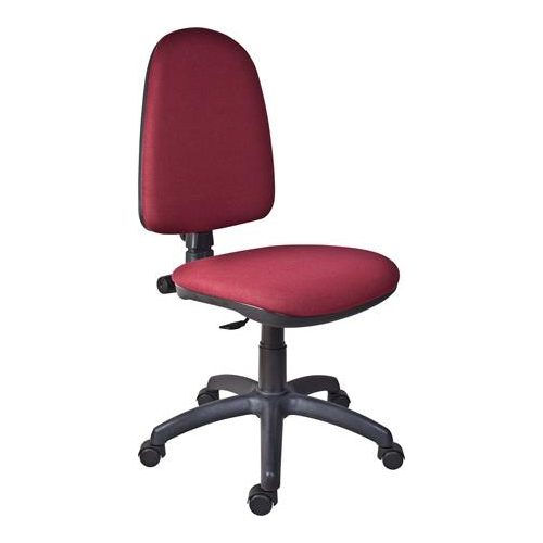 Irodai forgószék, szövetborítás, fekete lábkereszt, Megane, bordó
