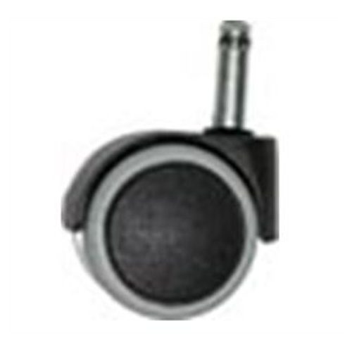 Görgő irodai székhez, kemény felületre, 10-es, 5 db/csomag, szürke/fekete