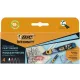 Dekormarker készlet, 1,5 - 2,3 mm, BIC, 4 különböző élénk szín