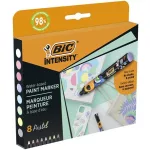 Dekormarker készlet, 1,5 - 2,3 mm, BIC, 8 különböző pasztell szín