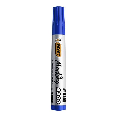 Alkoholos marker, 3,7-5,5 mm, vágott, BIC "ECO 2300" kék