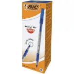 Golyóstoll, 0,28 mm, kupakos, BIC "Round Stic Exact", kék