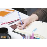 Golyóstoll, 0,32 mm, kupakos, BIC "Round Stic Classic", kék