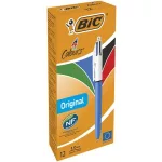 Golyóstoll, 0,32 mm, nyomógombos, négyszínű, BIC "4 Colours Original"