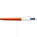 Golyóstoll, 0,3 mm, nyomógombos, négyszínű, BIC "4 Colours Fine"