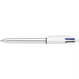   Golyóstoll, 0,32 mm, nyomógombos, négyszínű, BIC "4 Colours Shine"