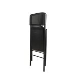 Összecsukható szék, fém és szövet, ALBA "CPDIVANO N", fekete