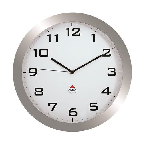 Falióra, 38 cm, ALBA "Horissimo", ezüst