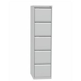   Függőmappatároló fémszekrény, 5 fiókos, MAYAH, szürke