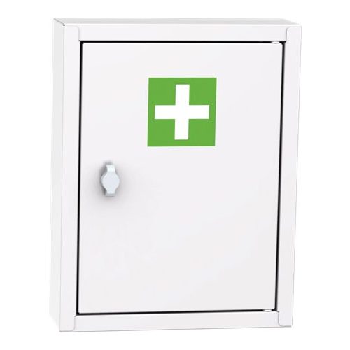 Fémszekrény, gyógyszer és kötszer tartó, 45x35x11 cm