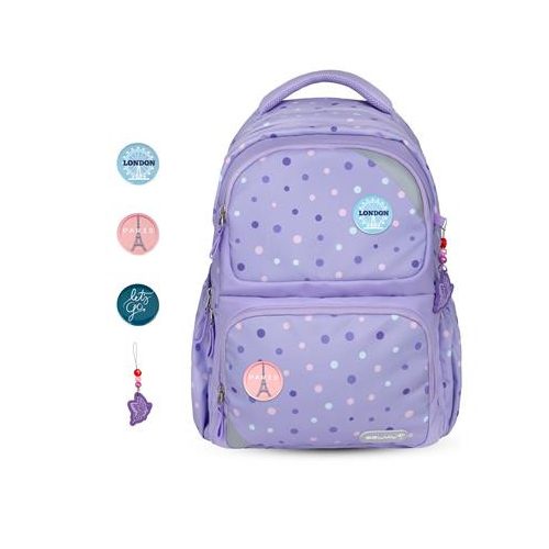 Iskolatáska, BELMIL "Maxi Pack Purple Dots"