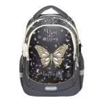 Iskolatáska, cipzáras, BELMIL "Leisure Plus Starlight Butterfly", csillagfény pillangó
