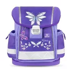 Iskolatáska, fémcsat, BELMIL "Classy Starlight Wings", csillagfény szárnyak