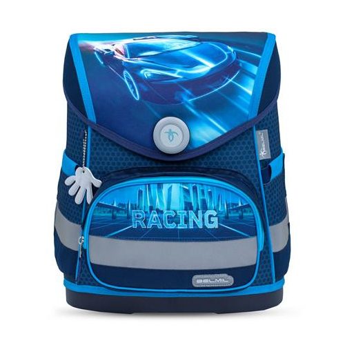 Iskolatáska, BELMIL "Compact Racing Blue Neon"