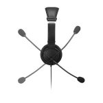 Fejhallgató, mikrofonnal, 3,5 mm jack, KENSINGTON