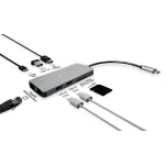 Dokkoló, 8 port, USB-C, KENSINGTON "UH1400P"
