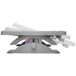 Lábtámasz, állítható, KENSINGTON "SoleMate Pro Elite", szürke