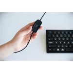 Fejhallgató, mikrofonnal, USB-C, KENSINGTON "H1000"