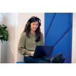 Fejhallgató, vezeték nélküli, mikrofon, Bluetooth, KENSINGTON "H3000", fekete