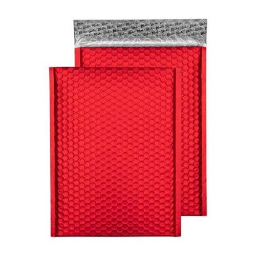 Légpárnás tasak, C4, 324x230 mm, BLAKE, metál matt piros