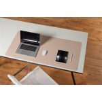 Könyökalátét, PP, 120x60 cm, RS OFFICE, "Puro Sens Stijl Soft Rosa"