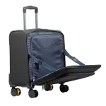 Suitcase with laptop compartment 15,6", 46x42x22 cm, RIVACASE "Tegel ECO 8481", black
