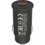 Autós töltő, USB-C/USB-A, QC 3.0 18W, PD 30W, CANYON "C-20B03"