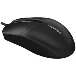 Egér, vezetékes, optikai, USB, CANYON "M-5", fekete