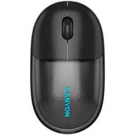   Egér, vezeték nélküli, dual-mode kapcsolat, optikai, CANYON "OnClick 24", fekete