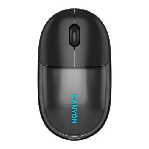 Egér, vezeték nélküli, dual-mode kapcsolat, optikai, CANYON "OnClick 24", fekete