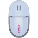 Egér, vezeték nélküli, dual-mode kapcsolat, optikai, CANYON "OnClick 24", kék