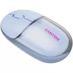 Egér, vezeték nélküli, dual-mode kapcsolat, optikai, CANYON "OnClick 24", kék
