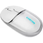 Egér, vezeték nélküli, dual-mode kapcsolat, optikai, CANYON "OnClick 24", fehér