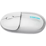 Egér, vezeték nélküli, dual-mode kapcsolat, optikai, CANYON "OnClick 24", fehér