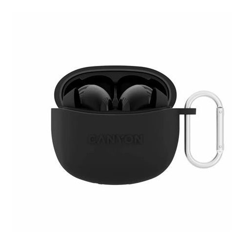 Fülhallgató, TWS vezeték nélküli, Bluetooth 5.3, CANYON "TWS-5", fekete