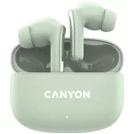 Fülhallgató, TWS vezeték nélküli, Bluetooth 5.4, CANYON "OnGo 9", zsálya