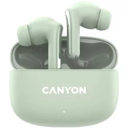   Fülhallgató, TWS vezeték nélküli, Bluetooth 5.4, CANYON "OnGo 9", zsálya