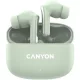 Fülhallgató, TWS vezeték nélküli, Bluetooth 5.4, CANYON "OnGo 9", zsálya