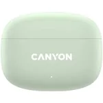 Fülhallgató, TWS vezeték nélküli, Bluetooth 5.4, CANYON "OnGo 9", zsálya