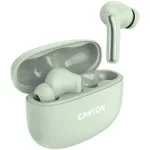 Fülhallgató, TWS vezeték nélküli, Bluetooth 5.4, CANYON "OnGo 9", zsálya
